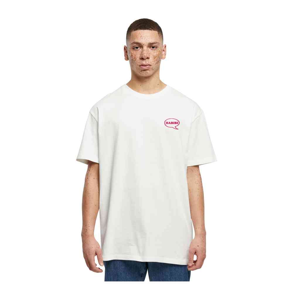 Merchcode - MR KEBAB Heavy Oversize Herren T-Shirt - Weiß